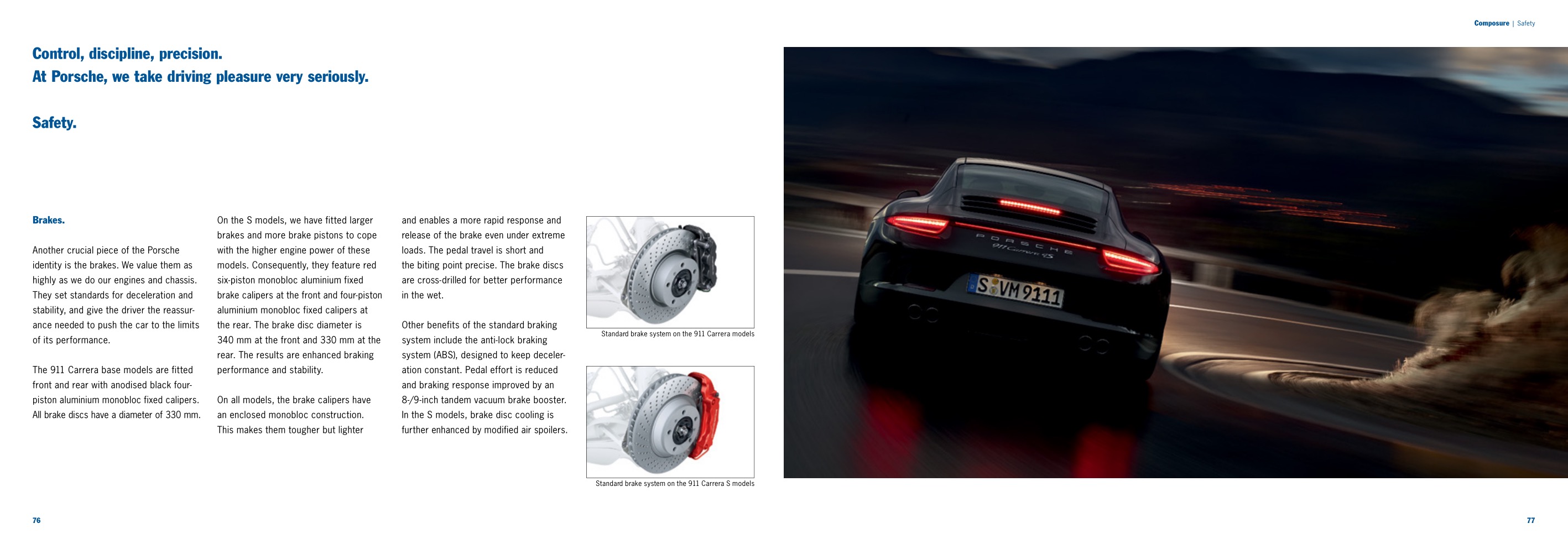 2014 Porsche 911 Brochure Page 45